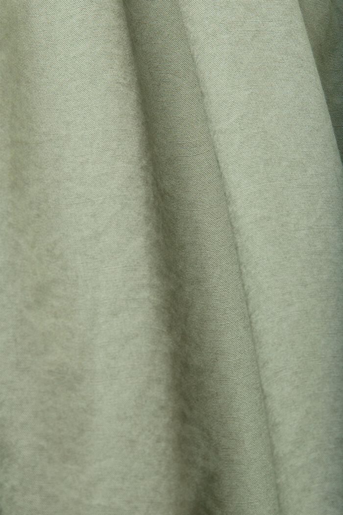 Sukienka midi z bawełny, PALE KHAKI, detail image number 5