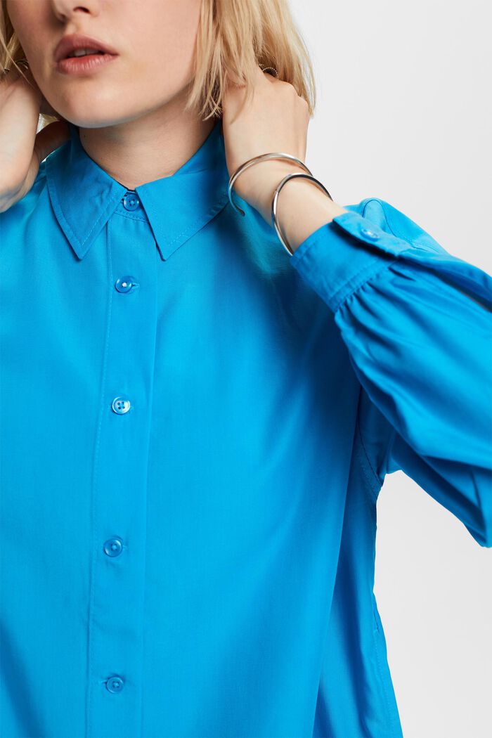 Bluzka koszulowa oversize, BLUE, detail image number 2