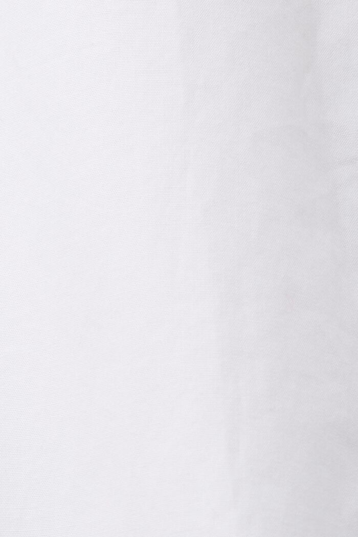 Koszulowa bluzka ze 100% bawełny, WHITE, detail image number 6