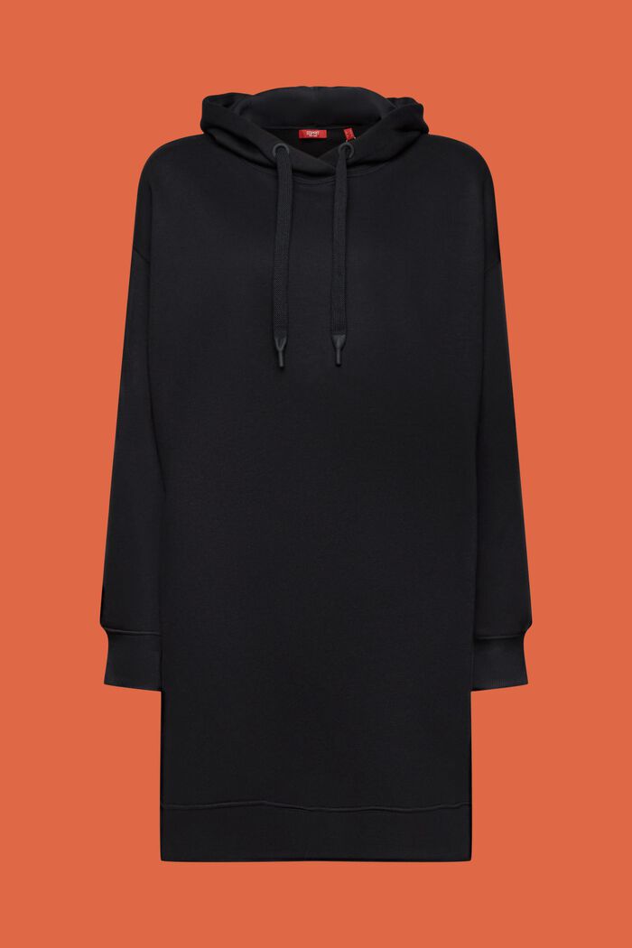 Sukienka dresowa z kapturem, BLACK, detail image number 6