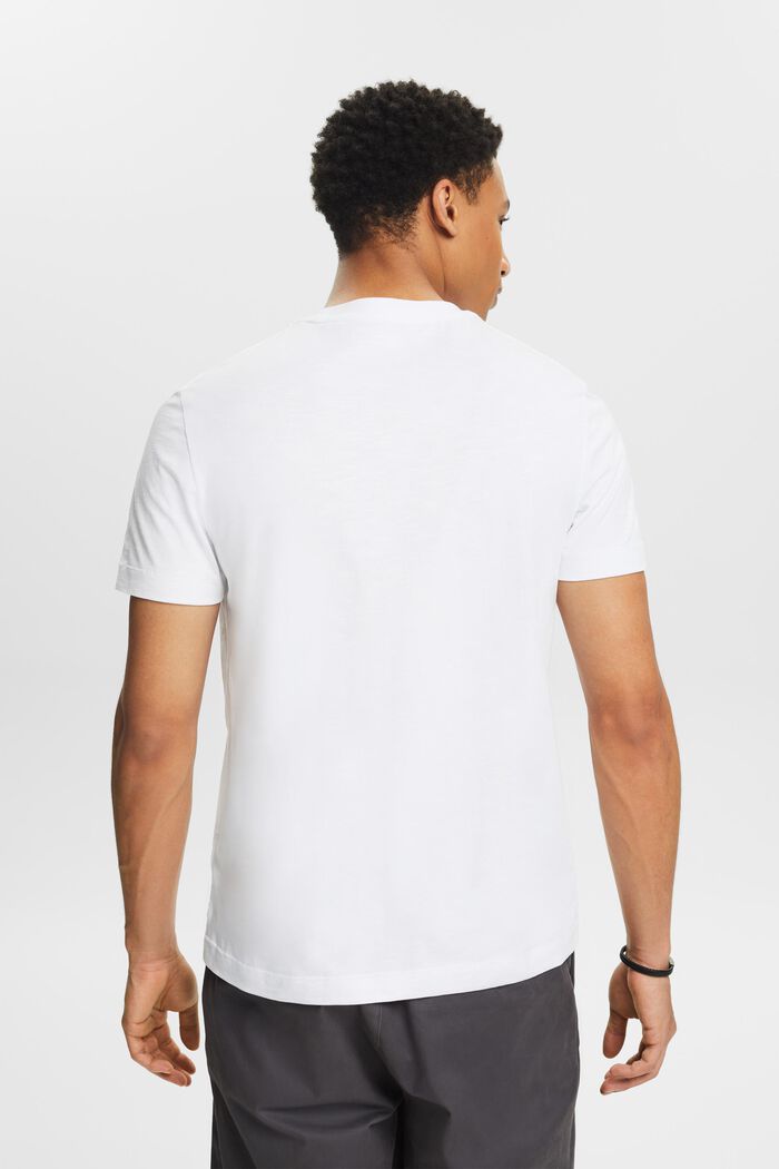 Węzełkowy T-shirt, WHITE, detail image number 2