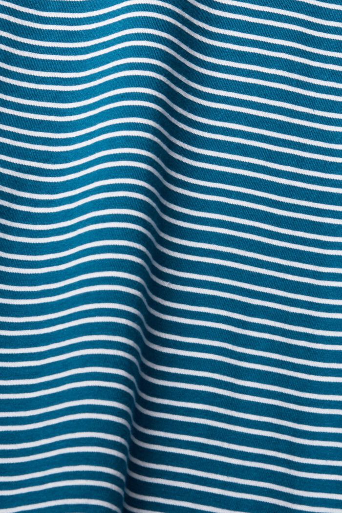T-shirt z dżerseju, 100% bawełny, PETROL BLUE, detail image number 1