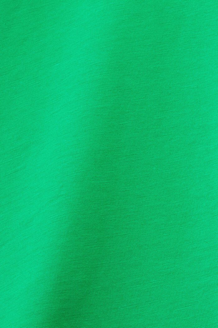 T-shirt z dżerseju z bawełny pima, GREEN, detail image number 6