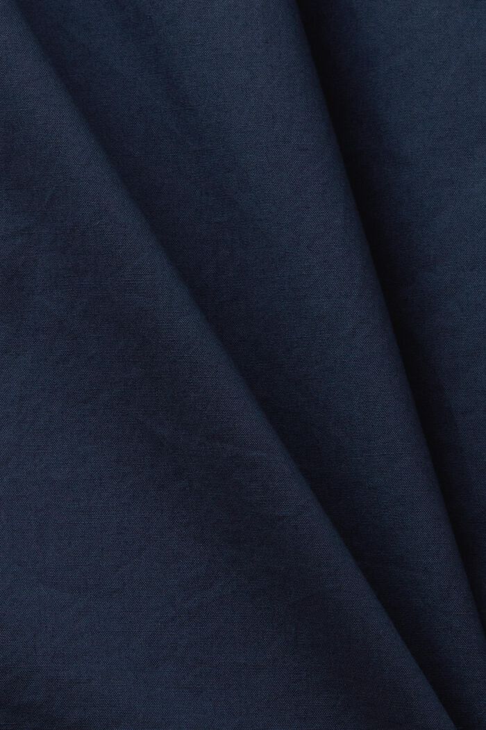 Bluzka z popeliny, 100% bawełny, PETROL BLUE, detail image number 5