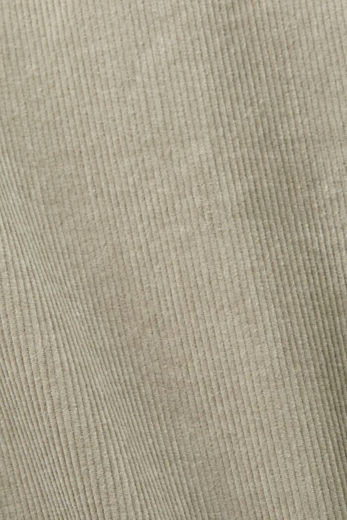 Sztruksy inspirowane spodniami roboczymi, PASTEL GREY, detail image number 5