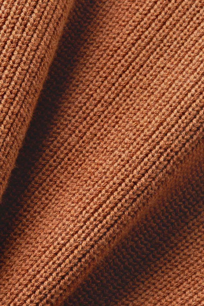 Sweter z koronkowym detalem z mieszanki z kaszmirem, TOFFEE, detail image number 6