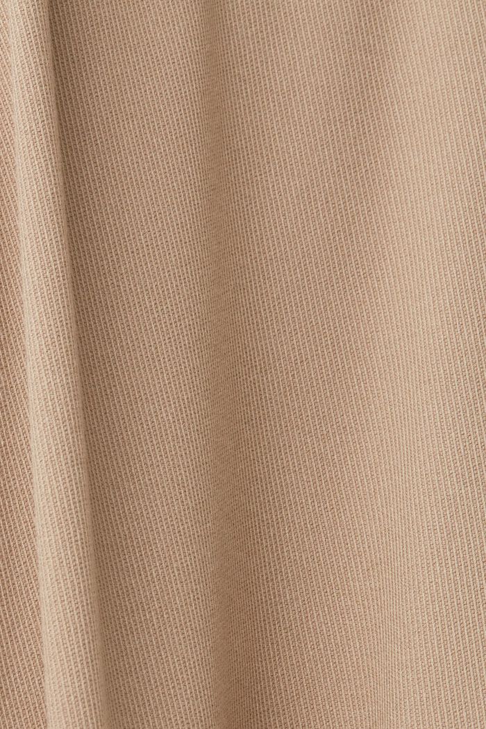 Skrócone spodnie z twillu, TAUPE, detail image number 6