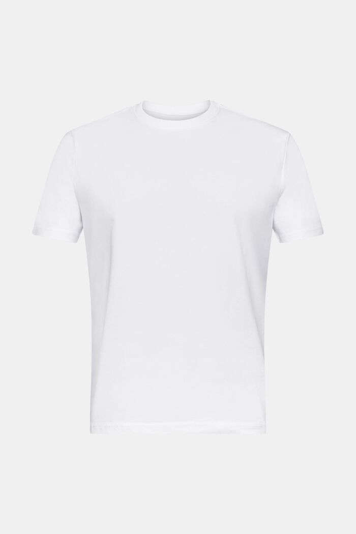 Dżersejowy T-shirt z bawełny organicznej, WHITE, detail image number 5