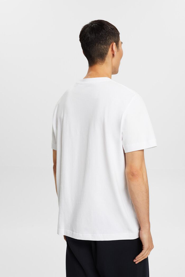 T-shirt z graficznym nadrukiem, WHITE, detail image number 4