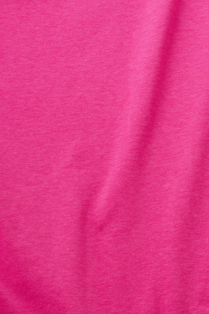 Krótki T-shirt, PINK FUCHSIA, detail image number 4