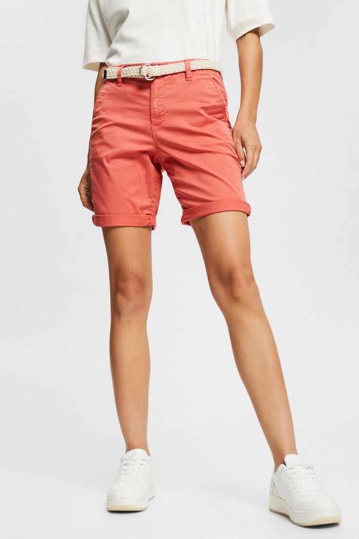 Woven Shorts, CORAL, detail image number 0