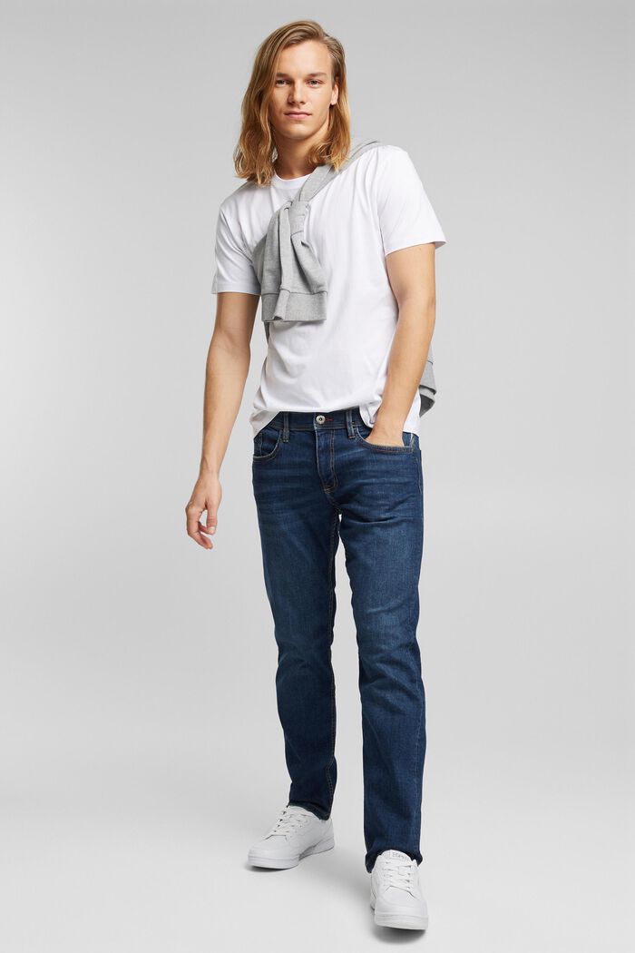 Jerseyowy T-shirt, 100% bawełny ekologicznej, WHITE, detail image number 2