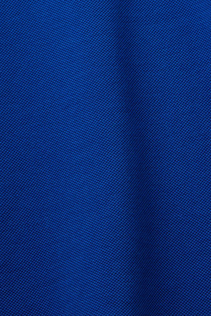 Koszulka polo z bawełny pima, BRIGHT BLUE, detail image number 5
