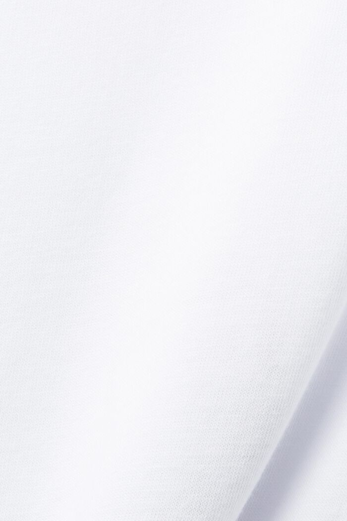 T-shirt z nadrukiem, fason oversize, TENCEL™, WHITE, detail image number 7