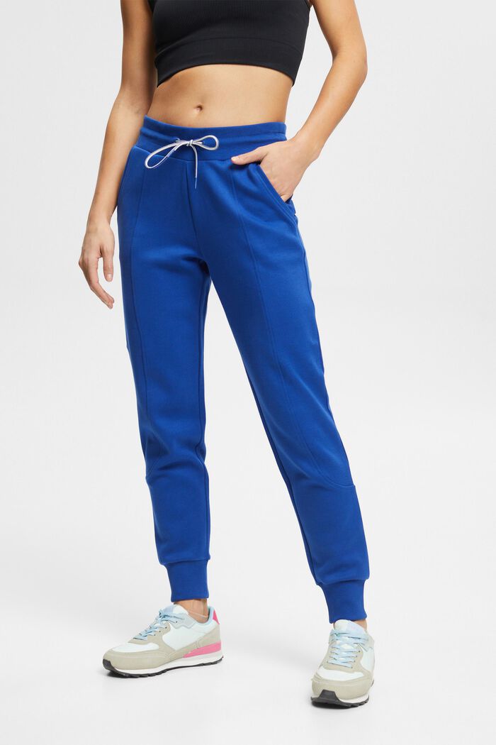 Spodnie joggingowe, mieszanka bawełniana, BRIGHT BLUE, detail image number 0