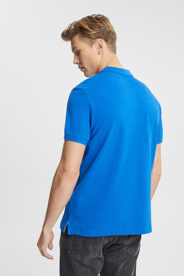 Koszulka polo, fason slim fit, BLUE, detail image number 3