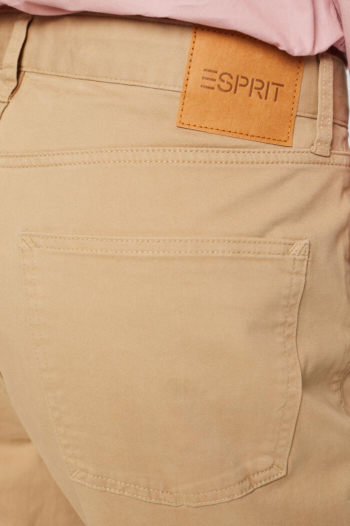 Klasyczne proste spodnie, BEIGE, detail image number 4