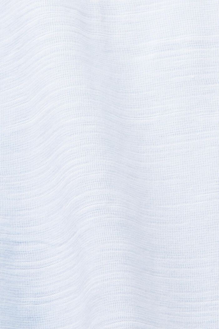 T-shirt z dżerseju z nadrukiem na piersi, 100% bawełna, PASTEL BLUE, detail image number 5