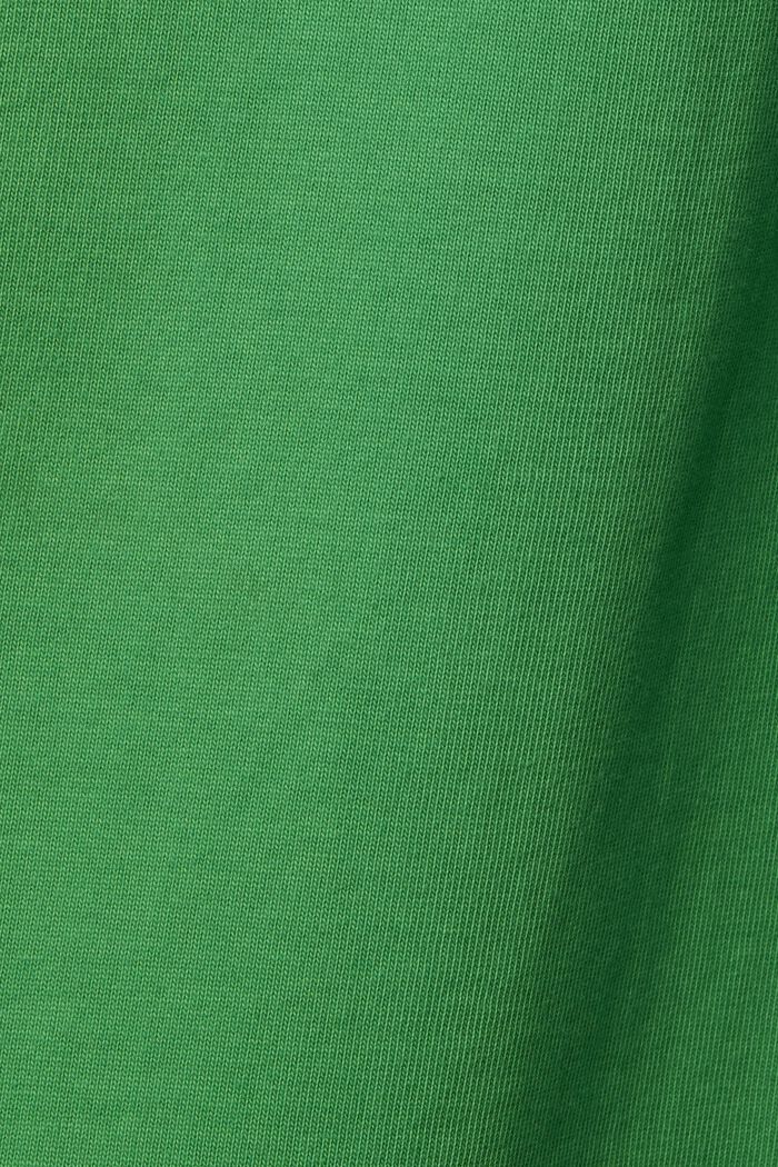 T-shirt z logo z bawełnianego dżerseju, unisex, GREEN, detail image number 7
