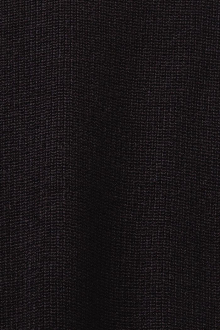 Sweter z golfem i rękawami à la nietoperz, BLACK, detail image number 5