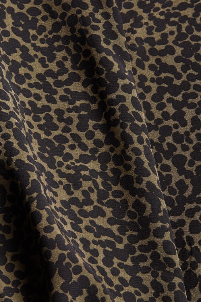 Koszulowa sukienka z LENZING™ ECOVERO™, KHAKI GREEN, detail image number 4