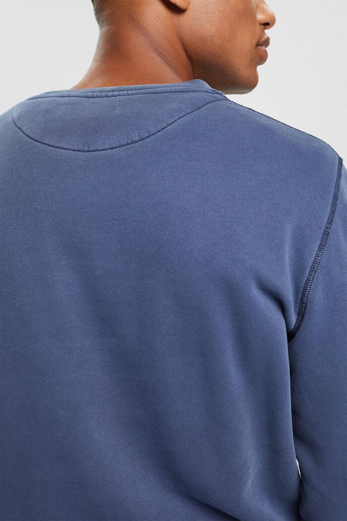 Jednokolorowa bluza, NAVY, detail image number 3