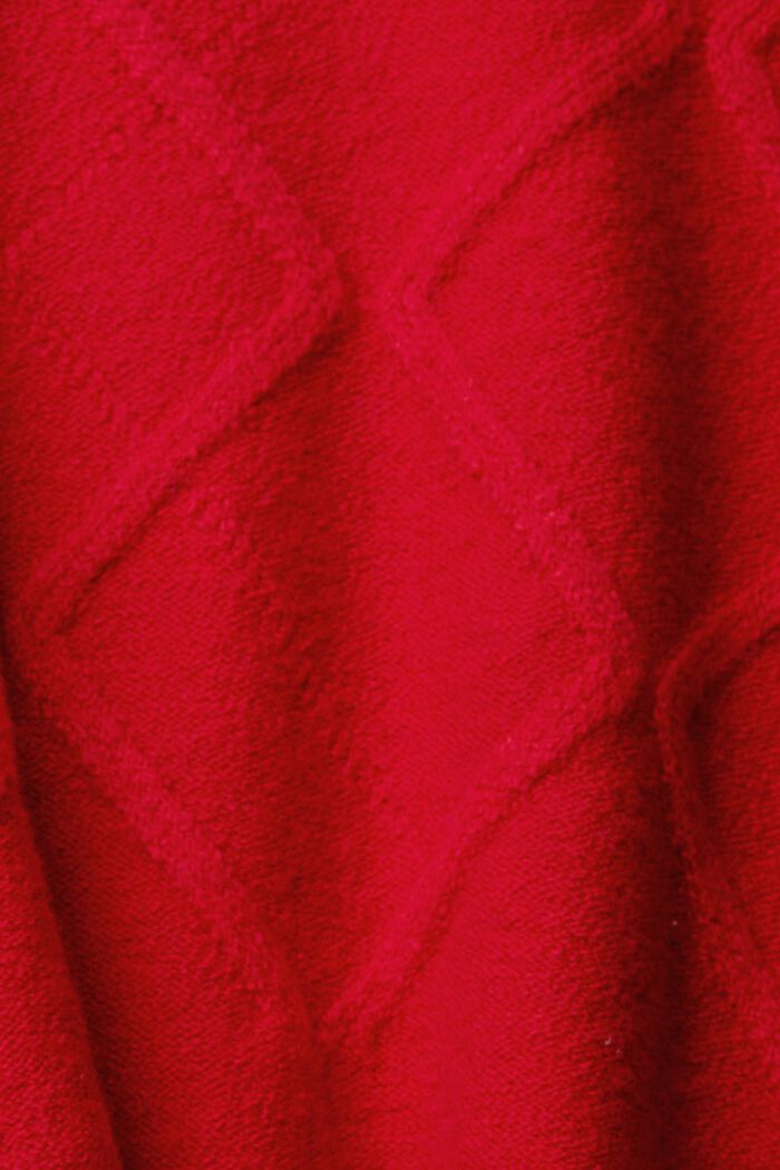 Sweter w romby, DARK RED, detail image number 1