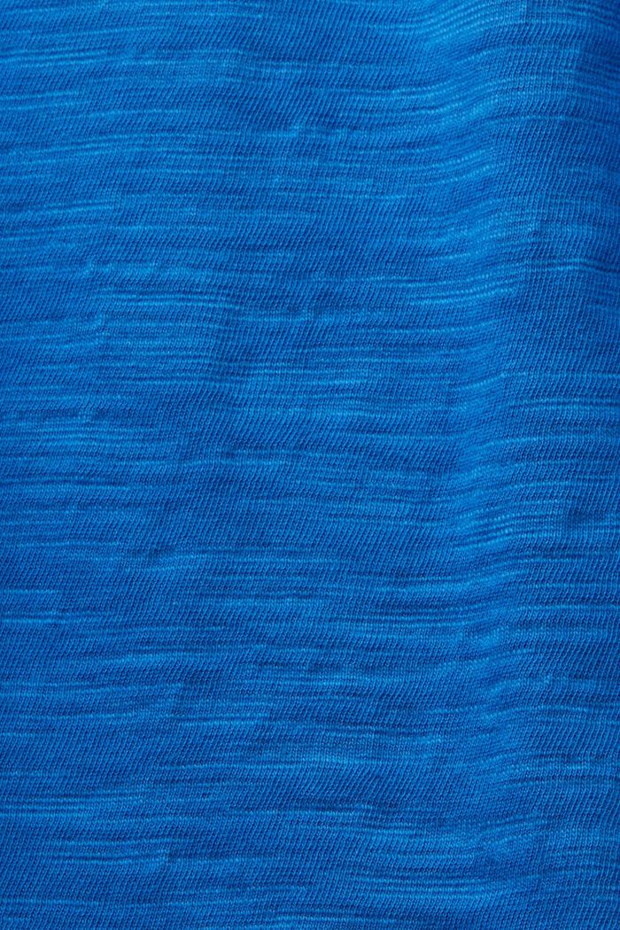 Top z dżerseju z zaszewkami i marszczeniami, BRIGHT BLUE, detail image number 5