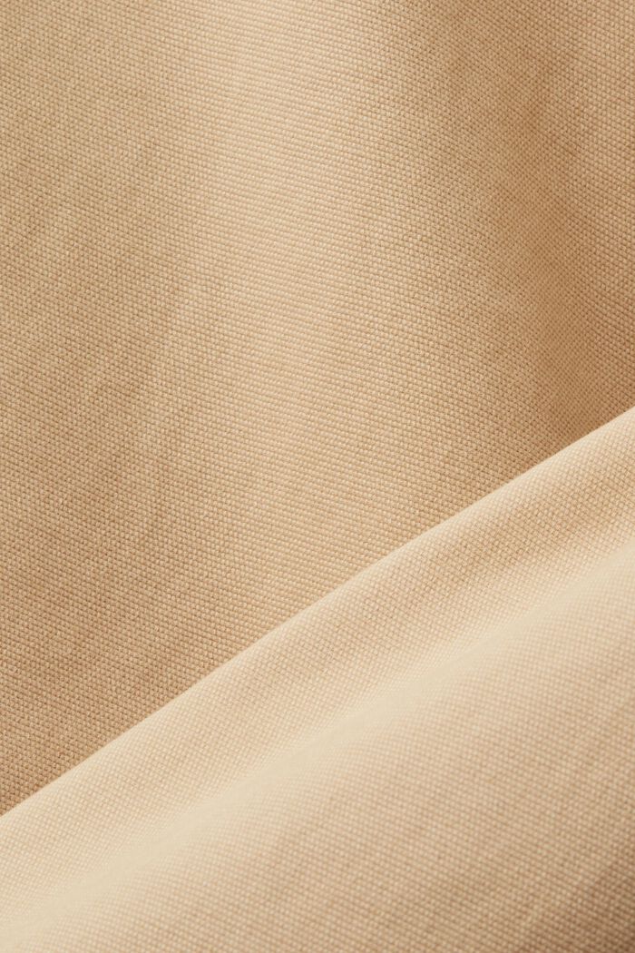 Spodnie chino, elastyczna bawełna, SAND, detail image number 6