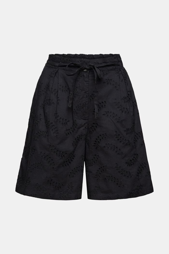 Shorts woven, BLACK, overview