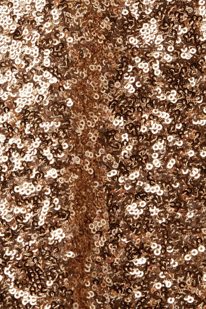 Sweter z cekinami, GOLD, detail image number 6