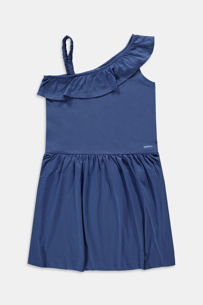 Sukienka z asymetrycznymi ramiączkami, BLUE, detail image number 0