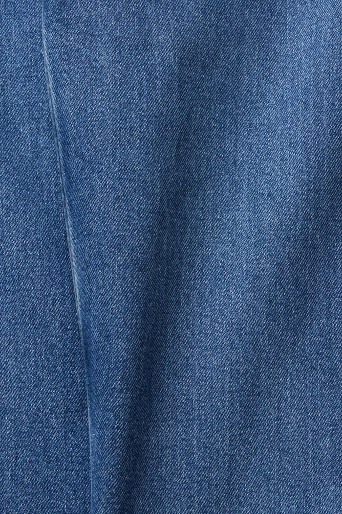 Dżinsy z prostymi nogawkami i wysokim stanem, BLUE MEDIUM WASHED, detail image number 6