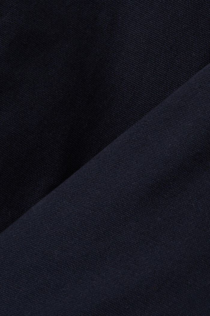 Spodnie chino, elastyczna bawełna, NAVY, detail image number 6