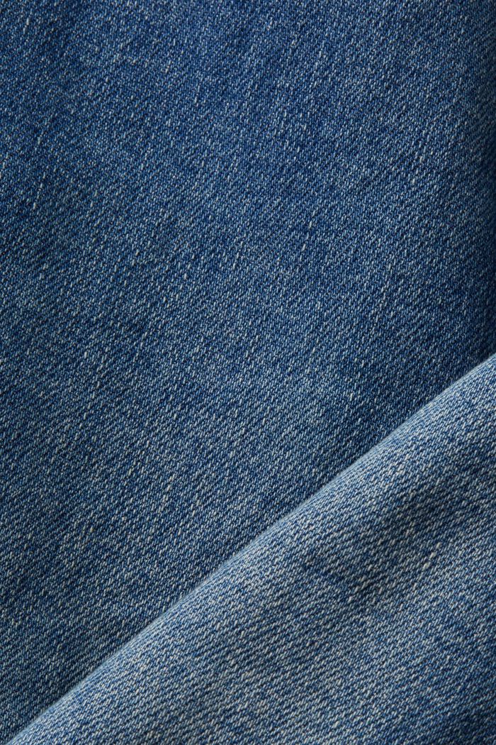 Elastyczne dżinsy, fason slim fit, BLUE DARK WASHED, detail image number 6
