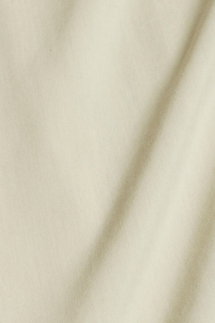 Bluzka z półdługimi rękawami, mieszanka bawełniana, DUSTY GREEN, detail image number 4
