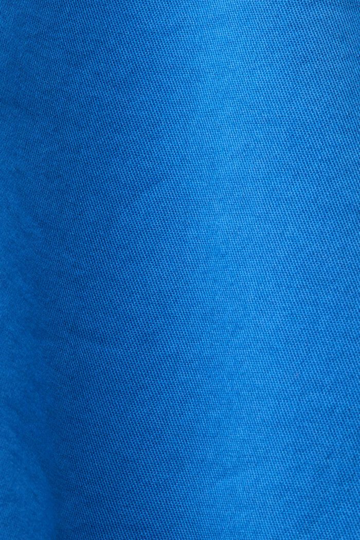 Szorty z plecionym paskiem z rafii, BRIGHT BLUE, detail image number 6