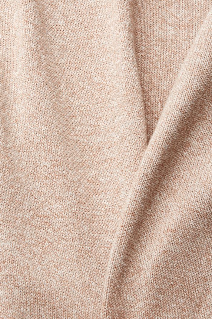 Melanżowy sweter bez rękawów, DUSTY NUDE, detail image number 4