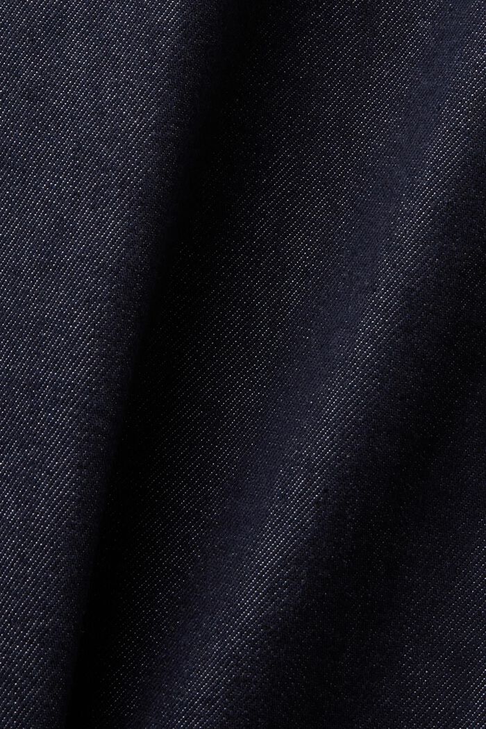 Spodnie chino z fałdami i szerokimi nogawkami, BLUE RINSE, detail image number 6