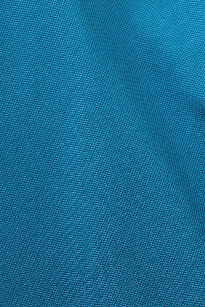 Koszulka polo, fason slim fit, PETROL BLUE, detail image number 5