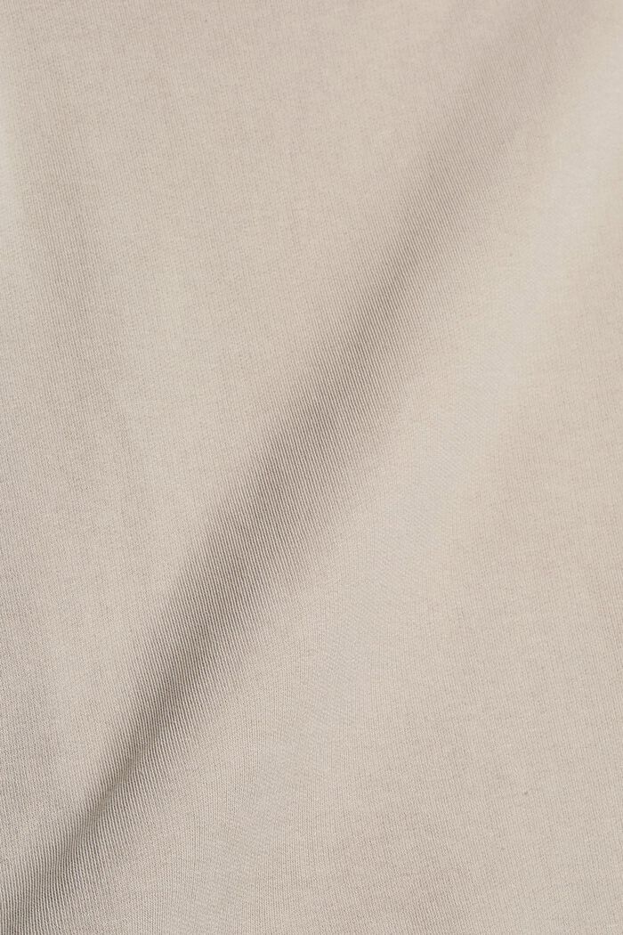 Bluza z czystej bawełny, LIGHT TAUPE, detail image number 1