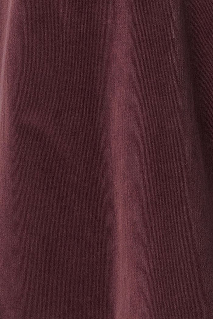 Sztruksowa sukienka dla matek karmiących z bawełny, COFFEE, detail image number 2