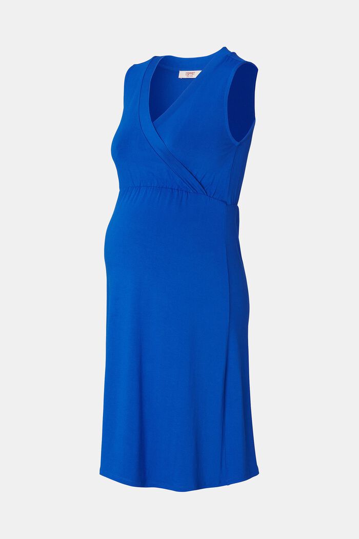 MATERNITY Sukienka bez rękawów z dekoltem w serek, ELECTRIC BLUE, detail image number 4