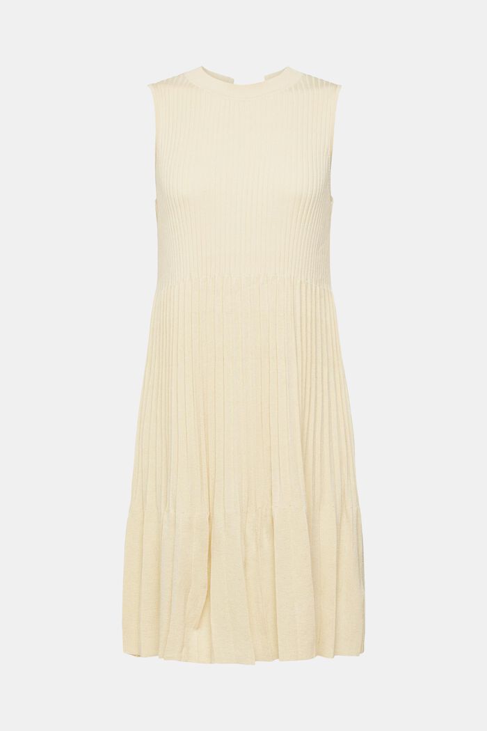 Plisowana sukienka fit & flare, SAND, detail image number 7