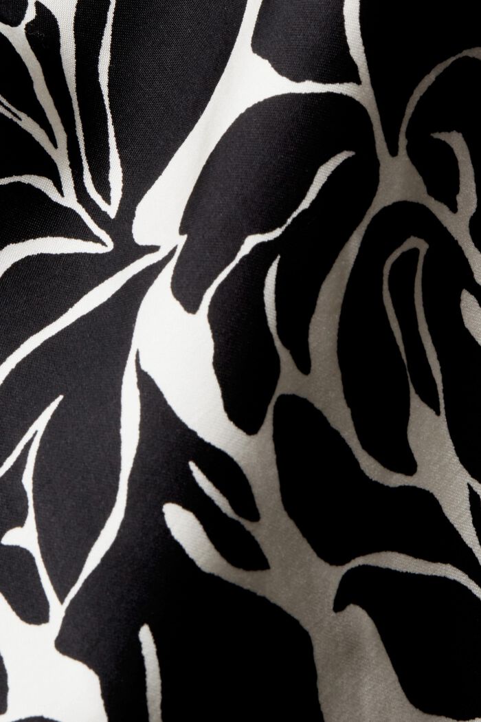 Bluzkowy top o satynowym wyglądzie, LENZING™ ECOVERO™, WHITE, detail image number 5