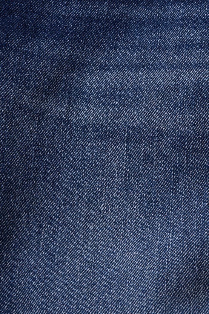 Dżinsowe szorty, fason relaxed, BLUE DARK WASHED, detail image number 4