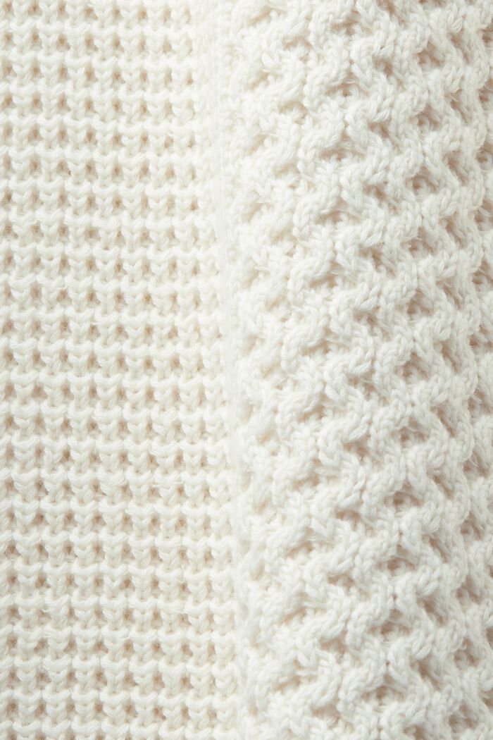 Sweter z dzianiny w warkocze z suwakiem do połowy długości, ICE, detail image number 5