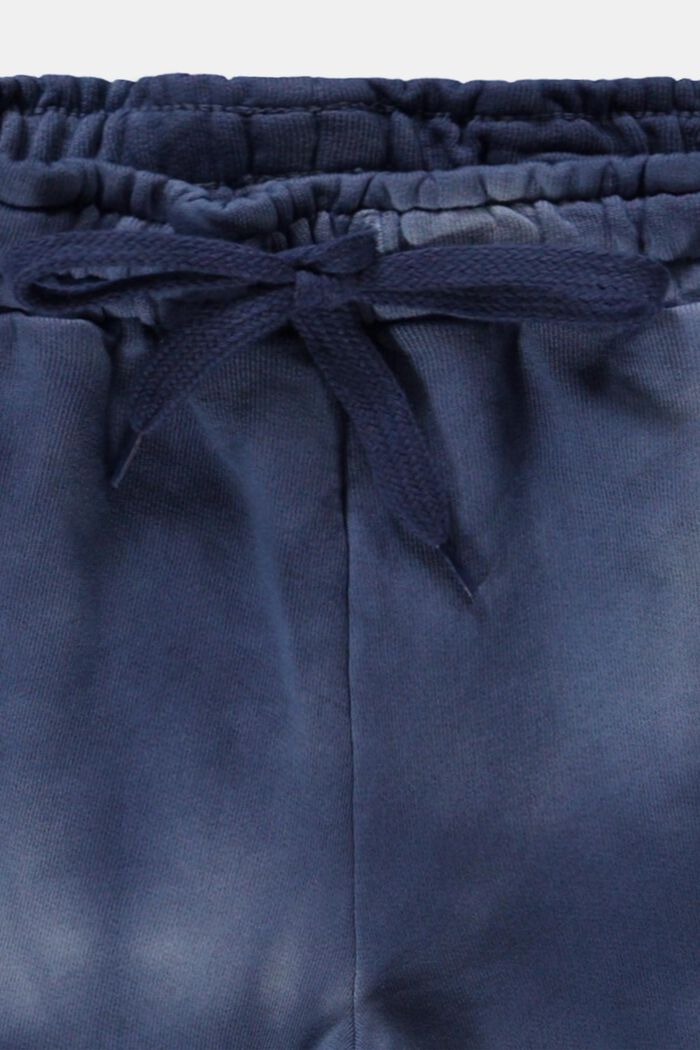 Szorty dresowe w batikowym stylu, GREY BLUE, detail image number 2