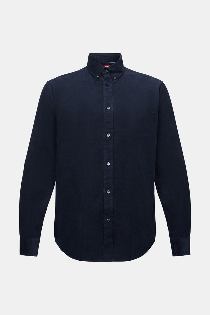 Sztruksowa koszula, 100% bawełny, PETROL BLUE, detail image number 6