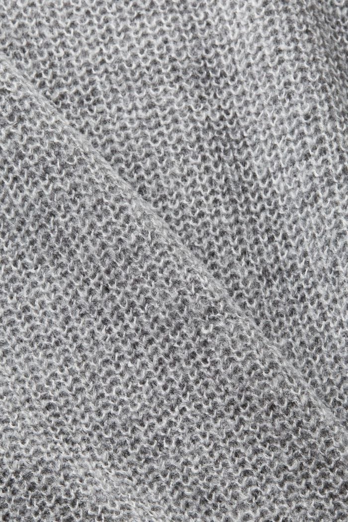 Sweter z kaskadowym golfem, MEDIUM GREY, detail image number 4